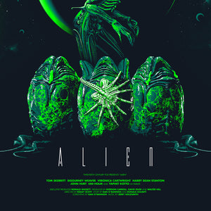 ALIEN / Alternative Movie Poster / Screen Print / Limited Edition