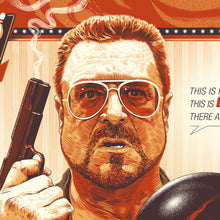 Load image into Gallery viewer, THE BIG LEBOWSKI: BOWLING RULES / Alternative Movie Poster / Screen Print / Limited Edition