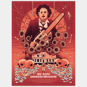 THE TEXAS CHAINSAW MASSACRE / Alternative Movie Poster / Screen Print / Limited Edition