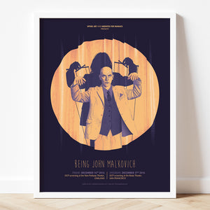 BEING JOHN MALKOVICH / Alternative Movie Poster / Screen Print / Limited Edition