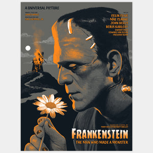 FRANKENSTEIN / Alternative Movie Poster / Screen Print / Limited Edition