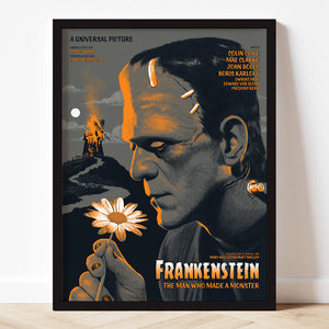 FRANKENSTEIN / Alternative Movie Poster / Screen Print / Limited Edition