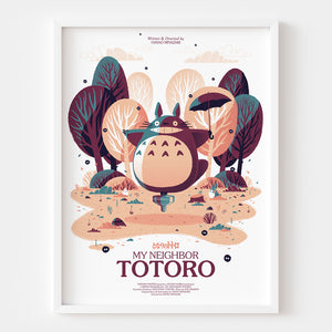 MY NEIGHBOR TOTORO / Alternative Movie Poster / Screen Print / Limited Edition