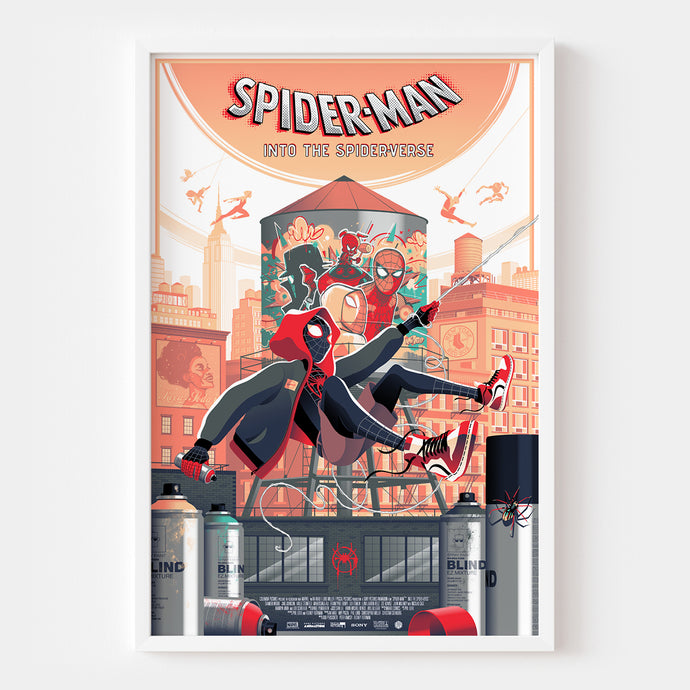 SPIDERMAN INTO THE SPIDER-VERSE / Artist Proof / VARIANT - Silver Ink